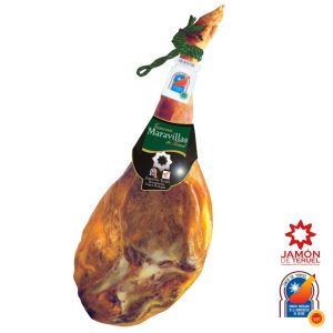 Jamón de Teruel D.O.P con pata y piel