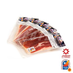 Jamón de Teruel D.O.P. fileteado 100g.